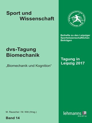 cover image of dvs-Tagung Biomechanik